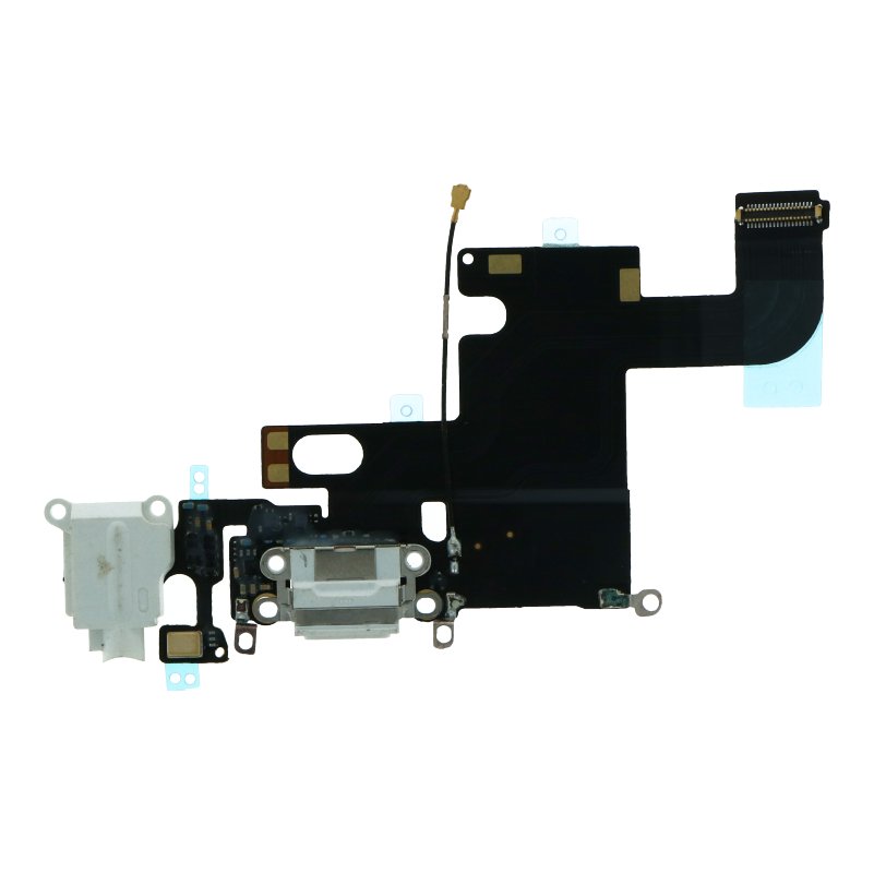 Καλωδιοταινία Φόρτισης / Charging Port and Headphone Jack Flex for iPhone 6 White Καλωδιοταινία Φόρτισης / Charging Port and Headphone Jack Flex for iPhone 6 White