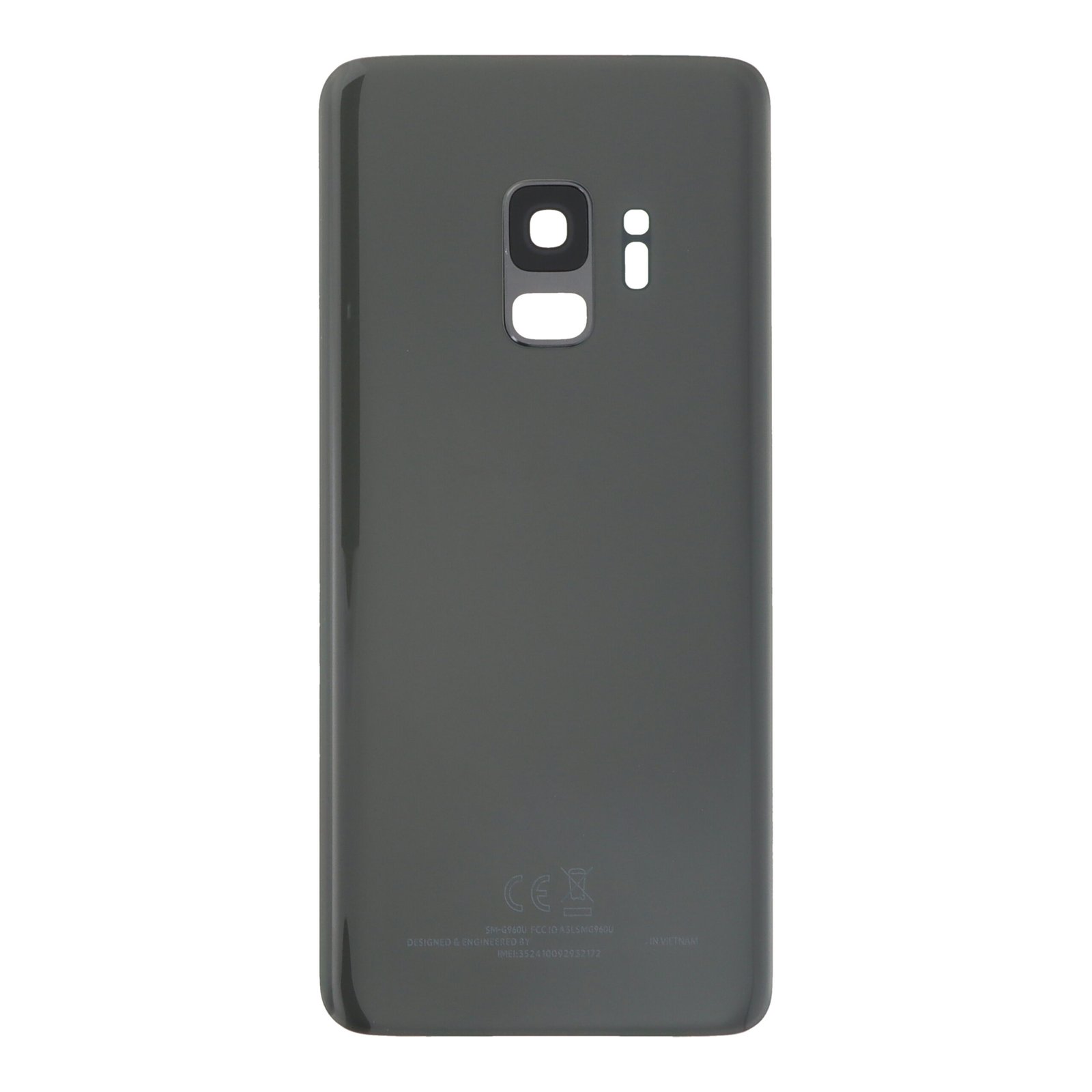 Καπάκι Μπαταρίας / Battery Door with Adhesive for Samsung Galaxy S9 Grey