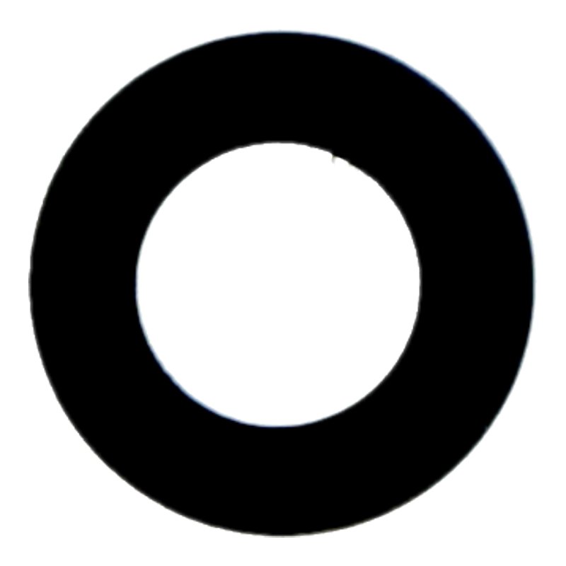 Τζαμάκι Κάμερας / Back Camera Lens for Huawei Y9 (2018)/Enjoy 8 Plus Black