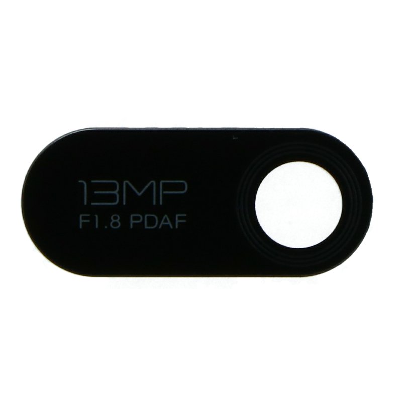 Τζαμάκι Κάμερας / Back Camera Lens for Huawei Y6 2019/Y6 Pro 2019 Black