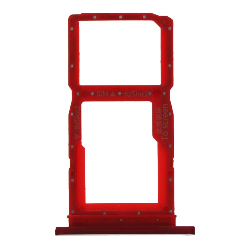 Υποδοχή Κάρτας Sim / SIM Card Tray for Honor 9X/Huawei P smart Pro 2019 Dual Card Version Red