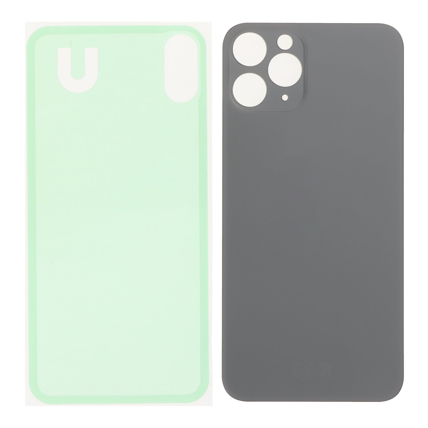 Καπάκι Μπαταρίας / Battery Door for iPhone 11 Pro European & Large Hole Version Black