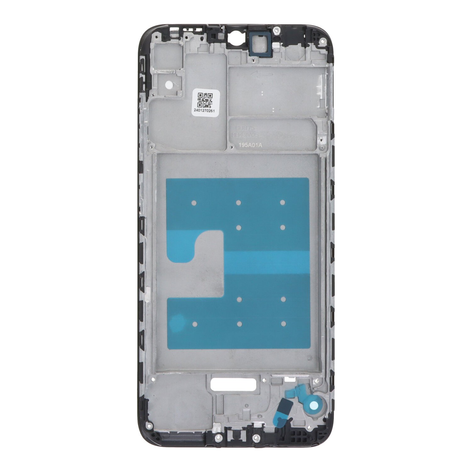 Μεσαίο Πλαίσιο / Front Housing for Huawei Y6 2019/Y6 Pro 2019 Black