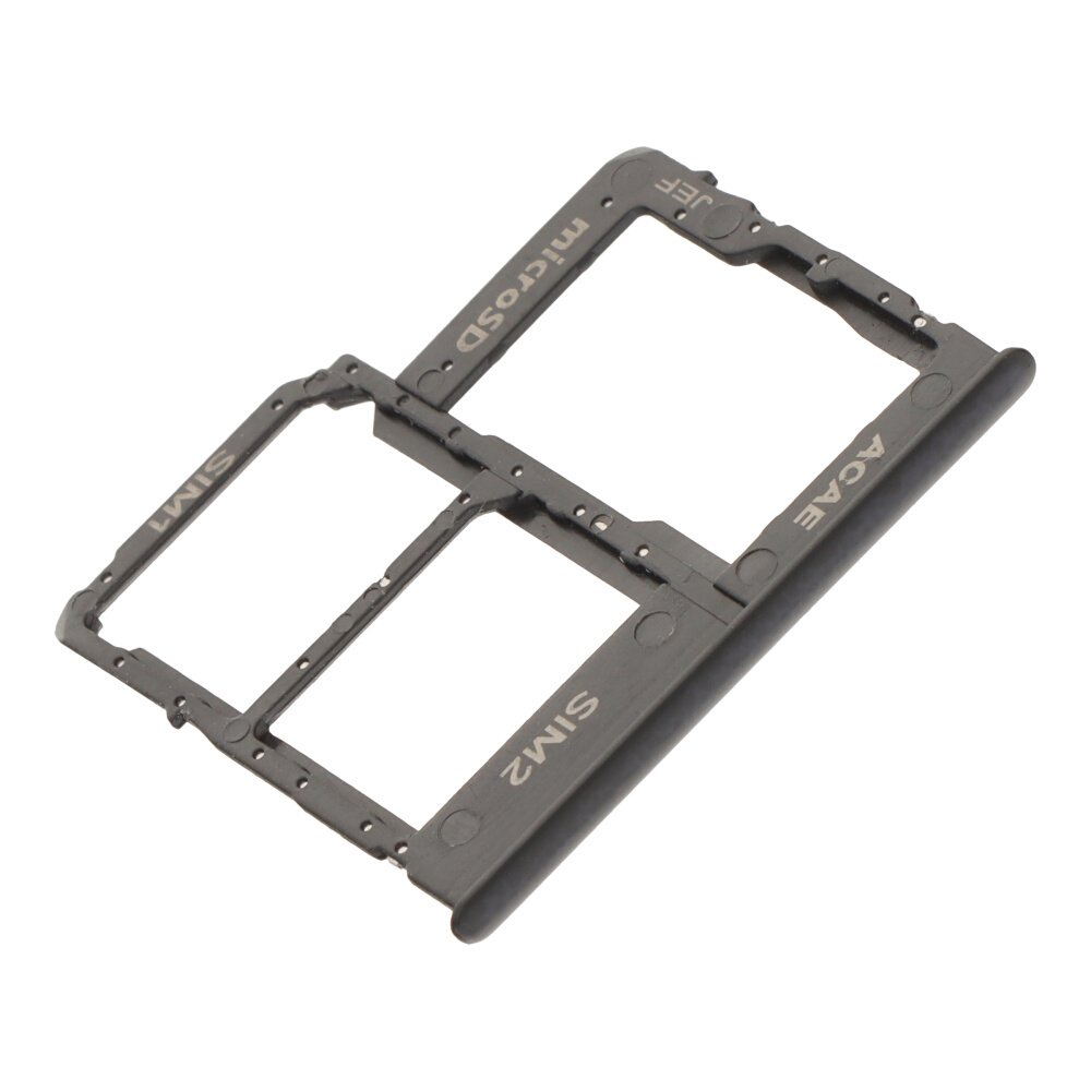 Υποδοχή Κάρτας Sim / SIM Card Tray for Samsung Galaxy A41 Dual Card Version Black