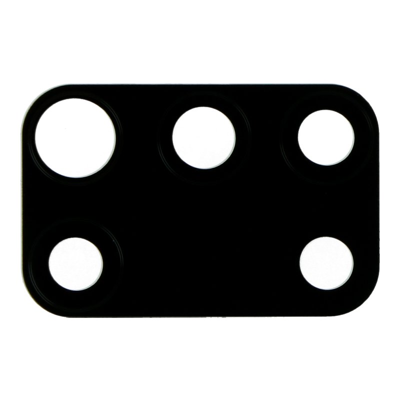 Τζαμάκι Κάμερας / Back Camera Lens for Samsung Galaxy A31 Black
