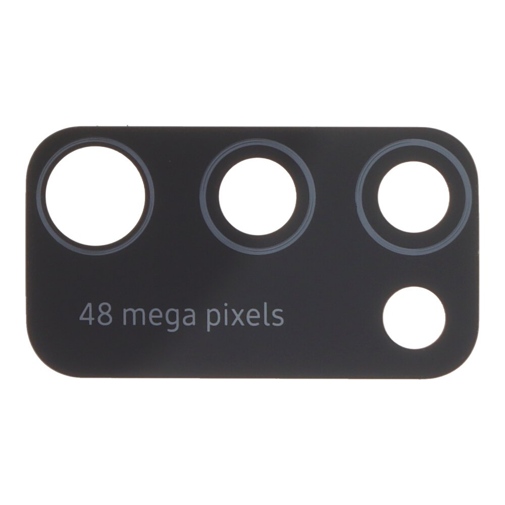 Τζαμάκι Κάμερας / Back Camera Lens for Samsung Galaxy A41 Black