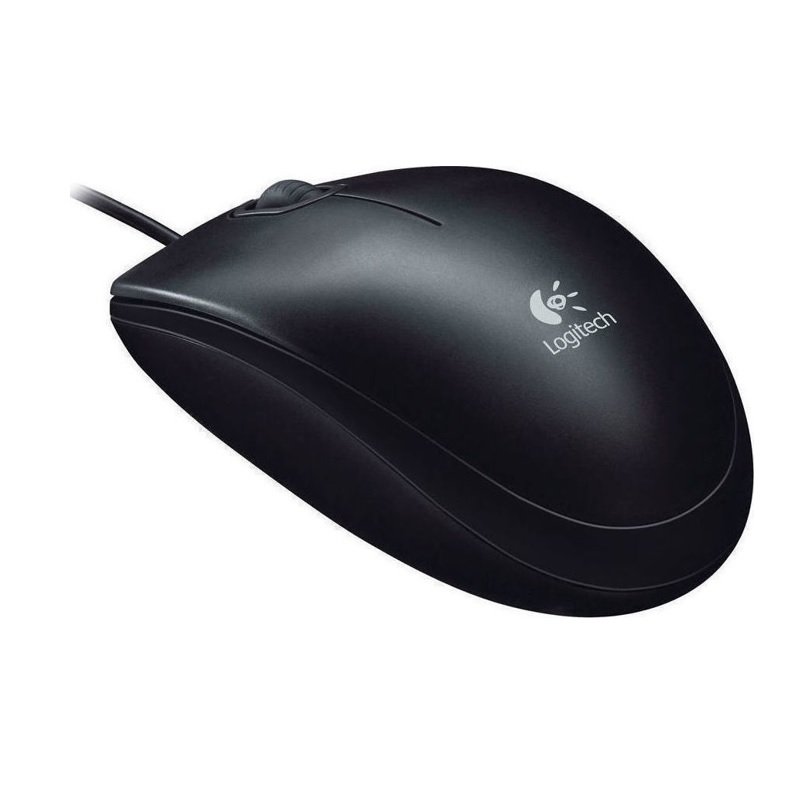Logitech B100 LGT-910-003357 Optical 800 DPI Ambidextrous Black