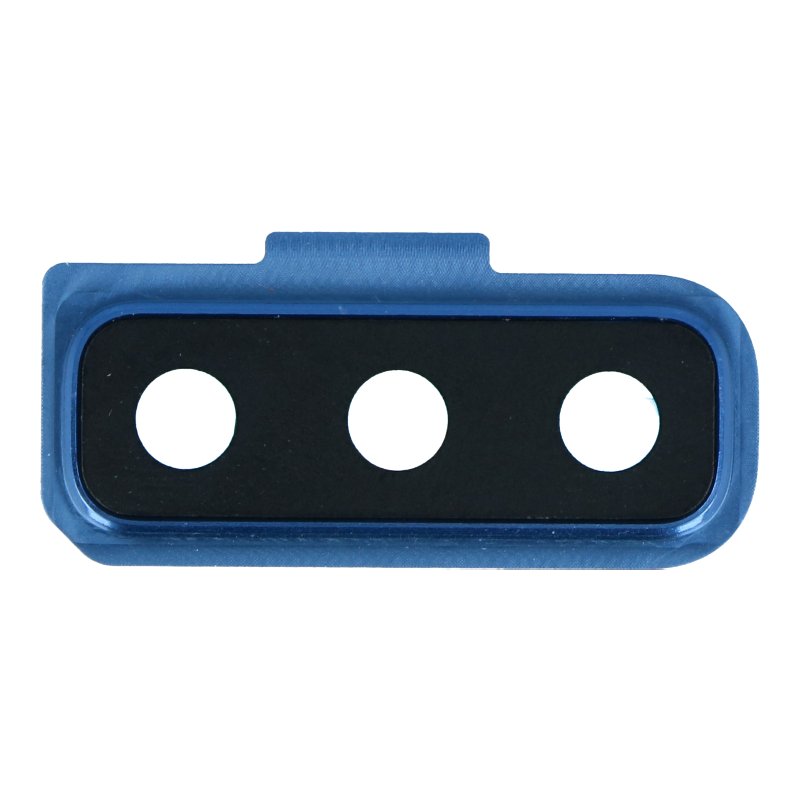 Τζαμάκι Επισκευής Κάμερας / Back Camera Lens and Bezel for Samsung Galaxy A7 (2018) Blue