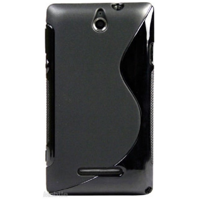 S Line TPU Case for Sony Xperia Ε Black