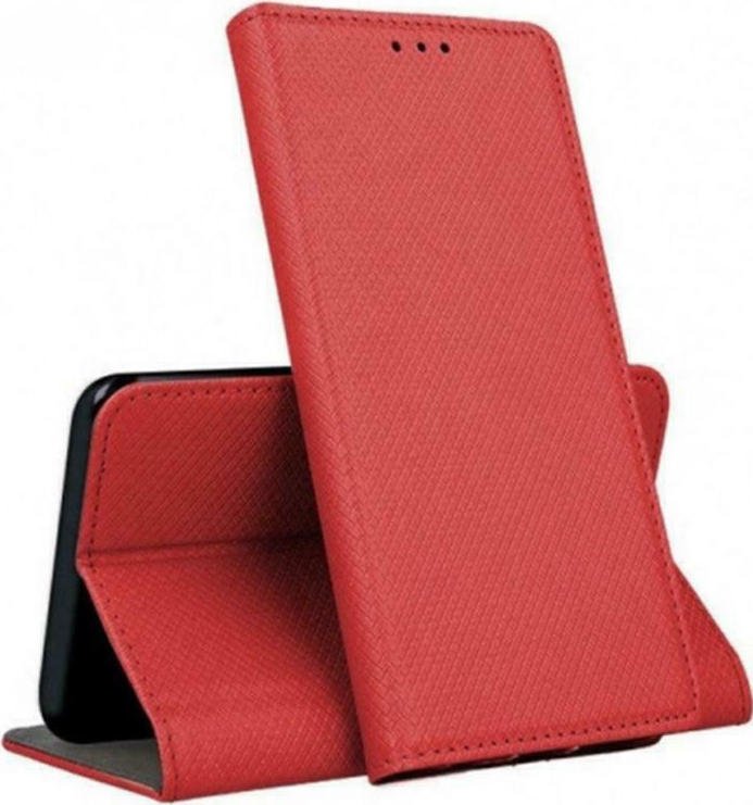 Smart Magnet Case For Samsung A72 4G / A72 5G Red