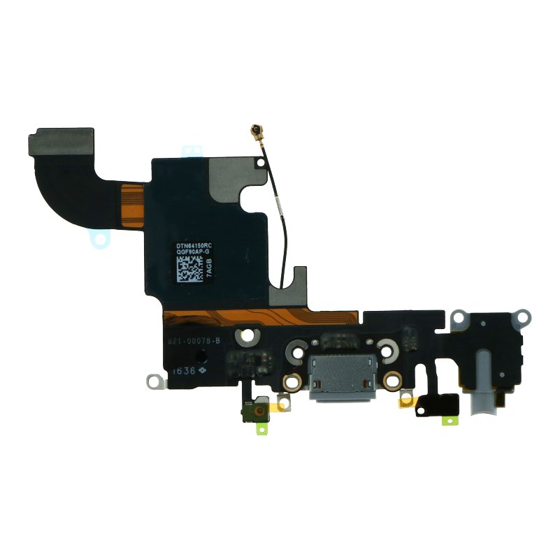 Υποδοχή Φόρτισης / Charging Port Flex Cable for iPhone 6S Dark Gray