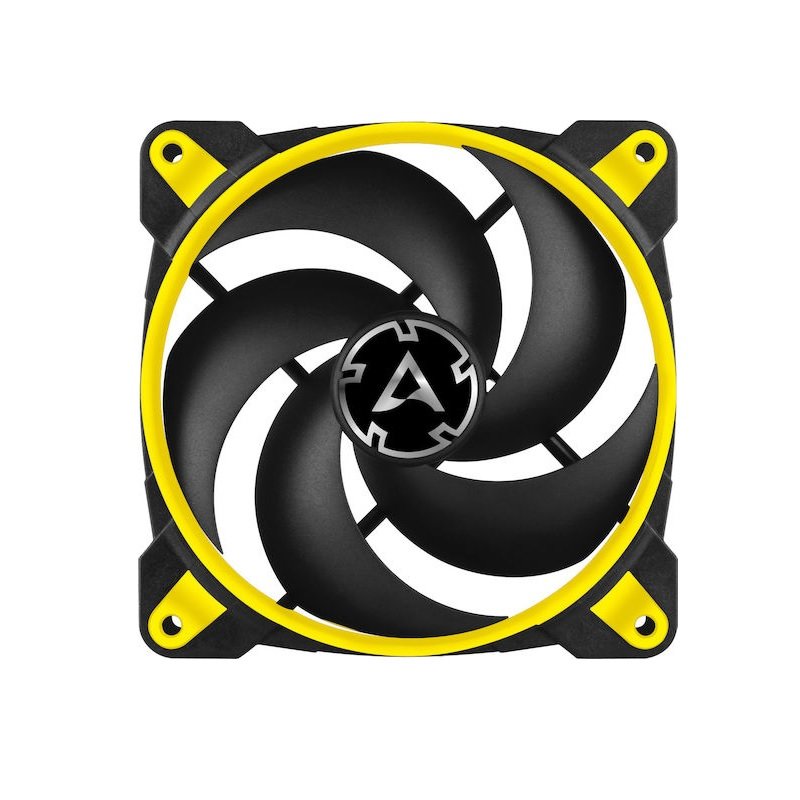 ARCTIC BioniX P120 (Yellow) Pressure-Optimised 120mm Gaming Fan with PWM PST