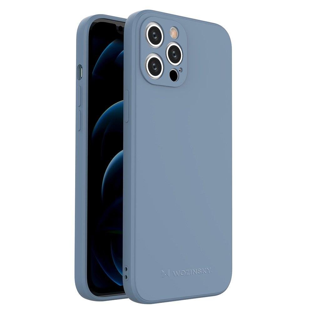 Wozinsky Color Case silicone flexible durable case iPhone 12 Pro Max blue Wozinsky Color Case silicone flexible durable case iPhone 12 Pro Max blue