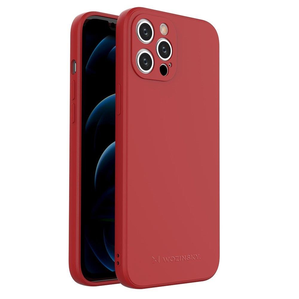 Wozinsky Color Case silicone flexible durable case iPhone 12 Pro Max red Wozinsky Color Case silicone flexible durable case iPhone 12 Pro Max red