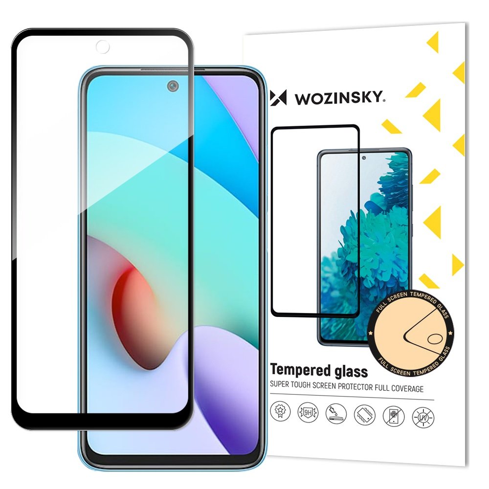 Wozinsky Full Cover Glass Hybrid Screen Protector with frame for Samsung Galaxy S21+ 5G (S21 Plus 5G) black Wozinsky Full Cover Glass Hybrid Screen Protector with frame for Samsung Galaxy S21+ 5G (S21 Plus 5G) black