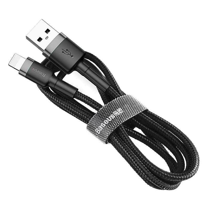 Baseus Cafule Braided USB to Lightning Cable Μαύρο 2m (CALKLF-CG1) Baseus Cafule Braided USB to Lightning Cable Μαύρο 2m (CALKLF-CG1)