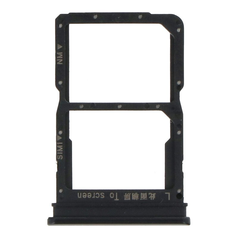 SIM Card Tray for Huawei P Smart S Dual Card Version Black