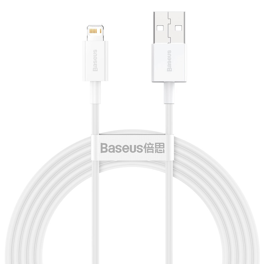 Baseus Superior Cable USB – Lightning 2,4A 2 m White (CALYS-C02) Baseus Superior Cable USB – Lightning 2,4A 2 m White (CALYS-C02)