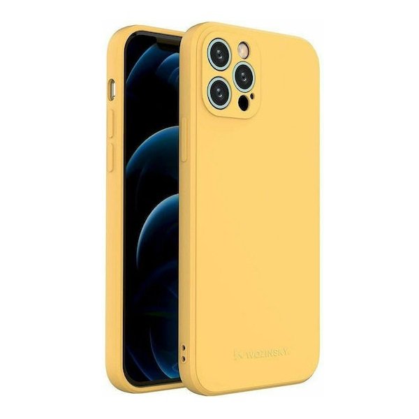 Wozinsky Color Case silicone flexible durable case iPhone 13 Pro yellow Wozinsky Color Case silicone flexible durable case iPhone 13 Pro yellow