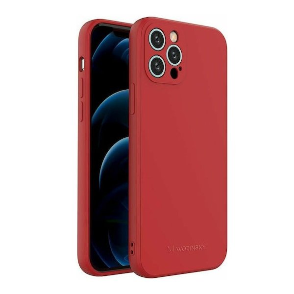 Wozinsky Color Case silicone flexible durable case iPhone 13 mini red Wozinsky Color Case silicone flexible durable case iPhone 13 mini red