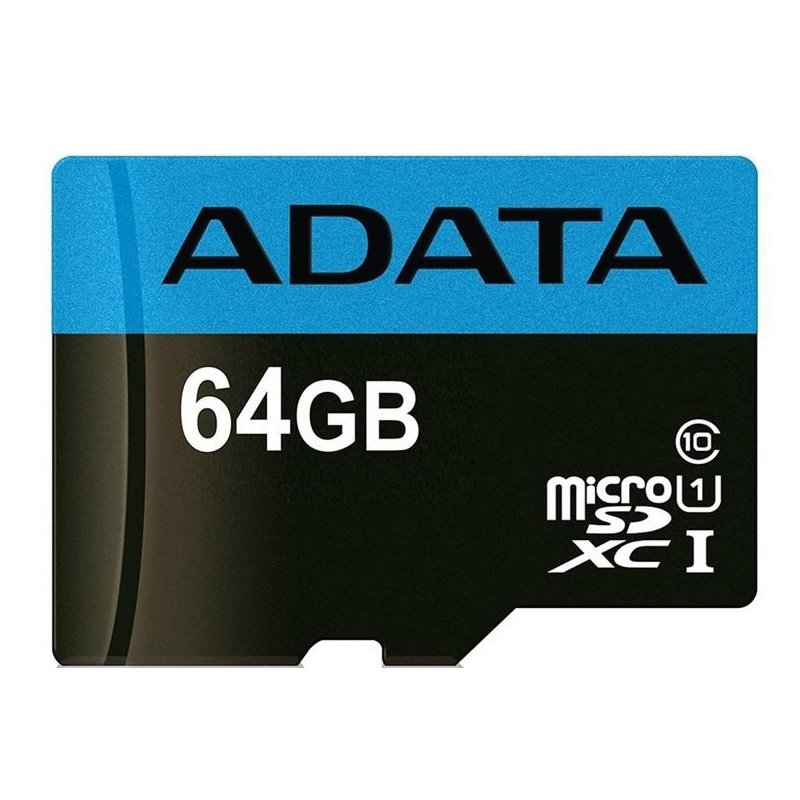 Κάρτα Μνήμης Micro SDXC 64GB Adata PREMIER AUSDX64GUICL10A1-RA1 Class 10