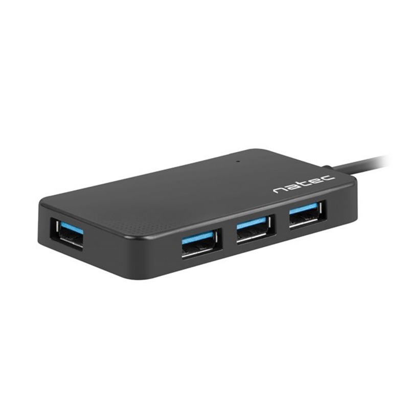 NATEC Hub USB 3.0 Moth (4 ports, black) (NHU-1342) NATEC Hub USB 3.0 Moth (4 ports, black) (NHU-1342)