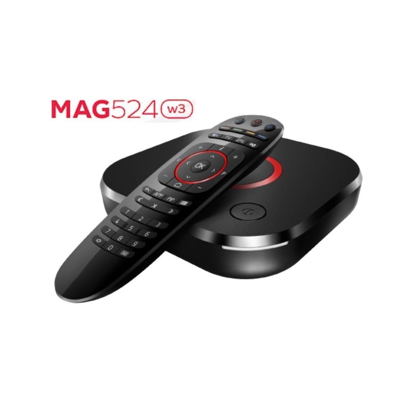 Infomir TV Box MAG524W3 4K UHD με WiFi USB 2.0 / USB 3.0 1GB RAM και 4GB Αποθηκευτικό Χώρο με Λειτουργικό Linux