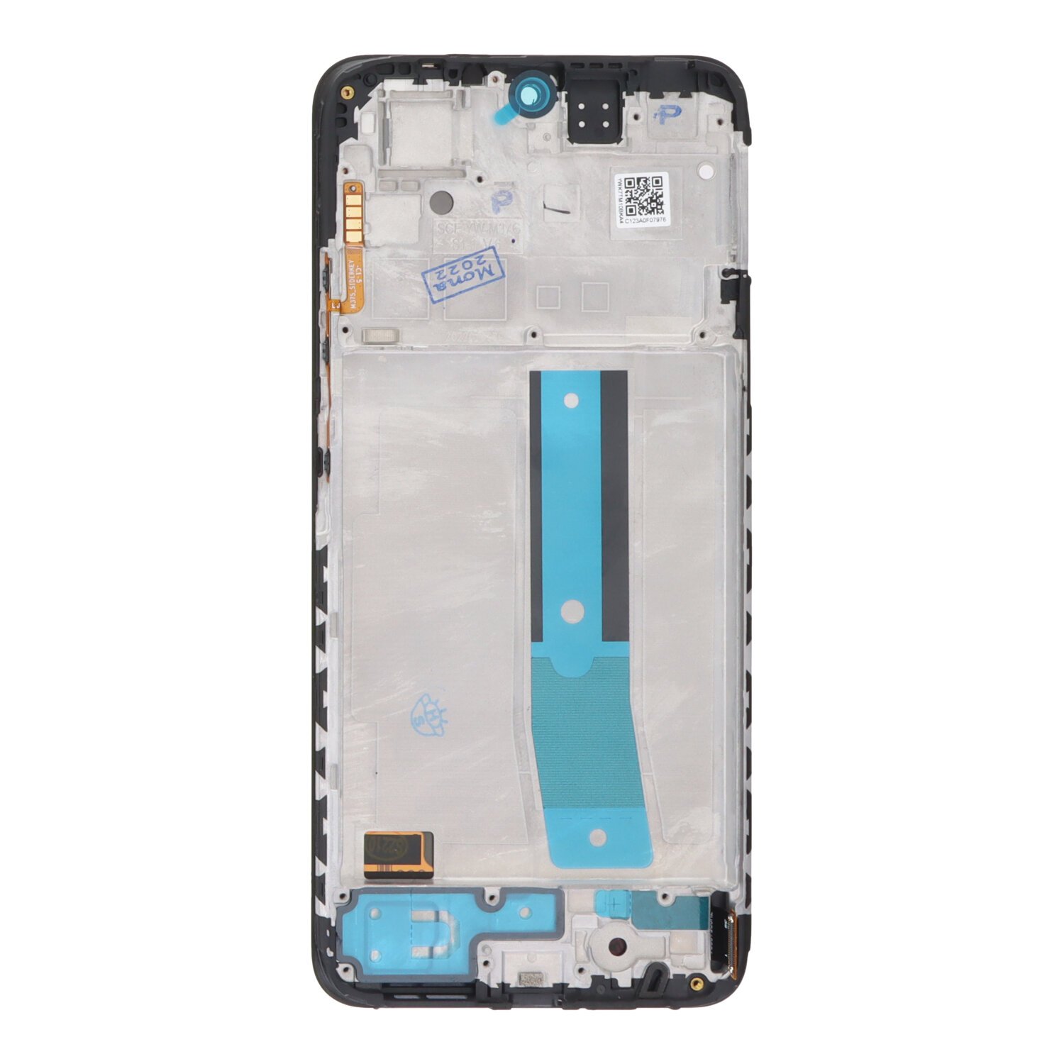 LCD and Touch Screen Replacement With Frame for Xiaomi Redmi Note 11 Black Incell