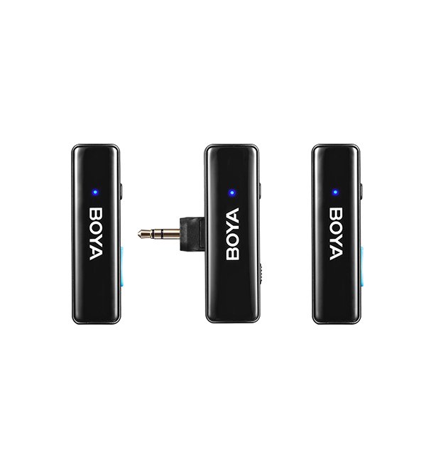 BOYA LINK Mobile Wireless Mic for Android (USB-C) iPhone IOS and 3,5 TRS (laptop) 2 person vlog BOYA LINK Mobile Wireless Mic for Android (USB-C) iPhone IOS and 3,5 TRS (laptop) 2 person vlog