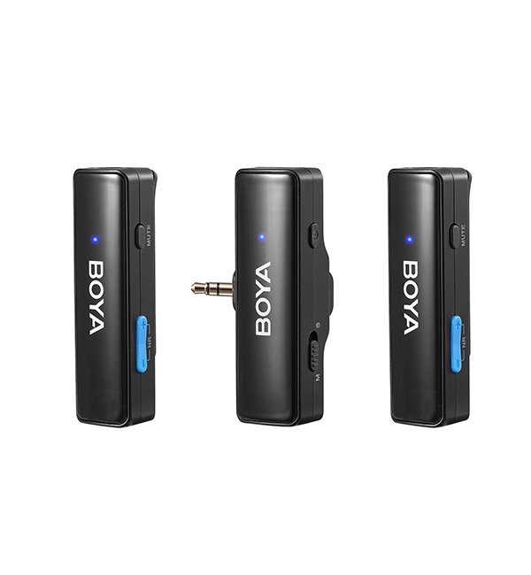 BOYA LINK Mobile Wireless Mic for Android (USB-C) iPhone IOS and 3,5 TRS (laptop) 2 person vlog BOYA LINK Mobile Wireless Mic for Android (USB-C) iPhone IOS and 3,5 TRS (laptop) 2 person vlog
