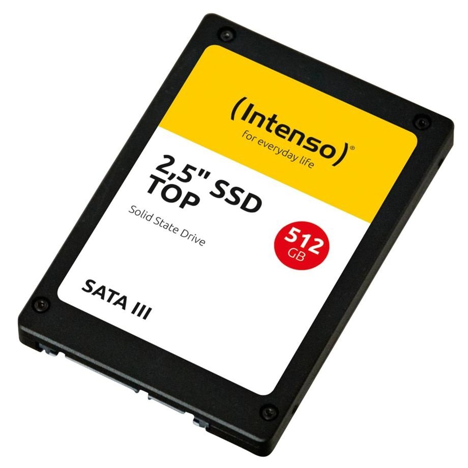 Intenso Top 512GB SSD 2,5 inch, SATA3, 520MBps (Read)/ 500MBps (Write) (3812450)