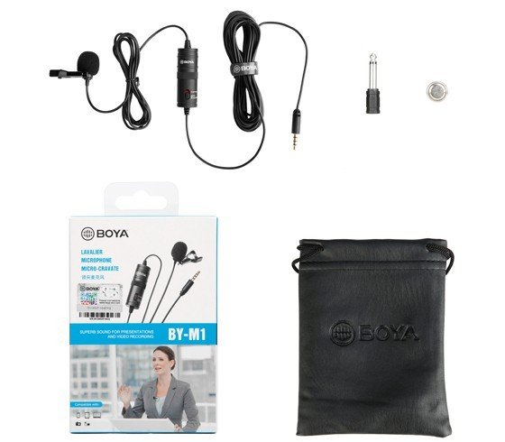 BOYA BY-M1 wired mic Universal Lavalier Microphone - Image 2