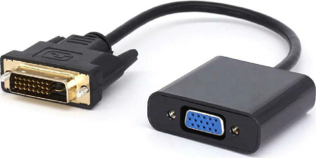 Powertech Μετατροπέας DVI-D male σε VGA female (CAB-DVI011)