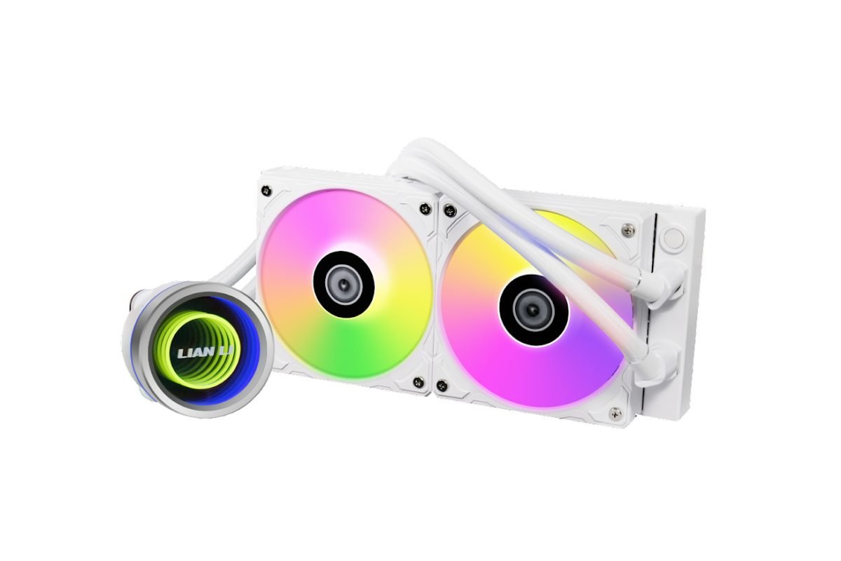 Lian Li Galahad II Trinity 240 White – AIO GPU Liquid Cooler with ARGB Fans Lian Li Galahad II Trinity 240 White – AIO GPU Liquid Cooler with ARGB Fans