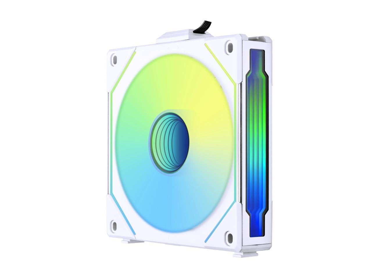 Lian Li UNI FAN INFINITY SL-INF 120 Reverse Blade White – aRGB PWM Case Fan (1pcs) no controller Lian Li UNI FAN INFINITY SL-INF 120 Reverse Blade White – aRGB PWM Case Fan (1pcs) no controller