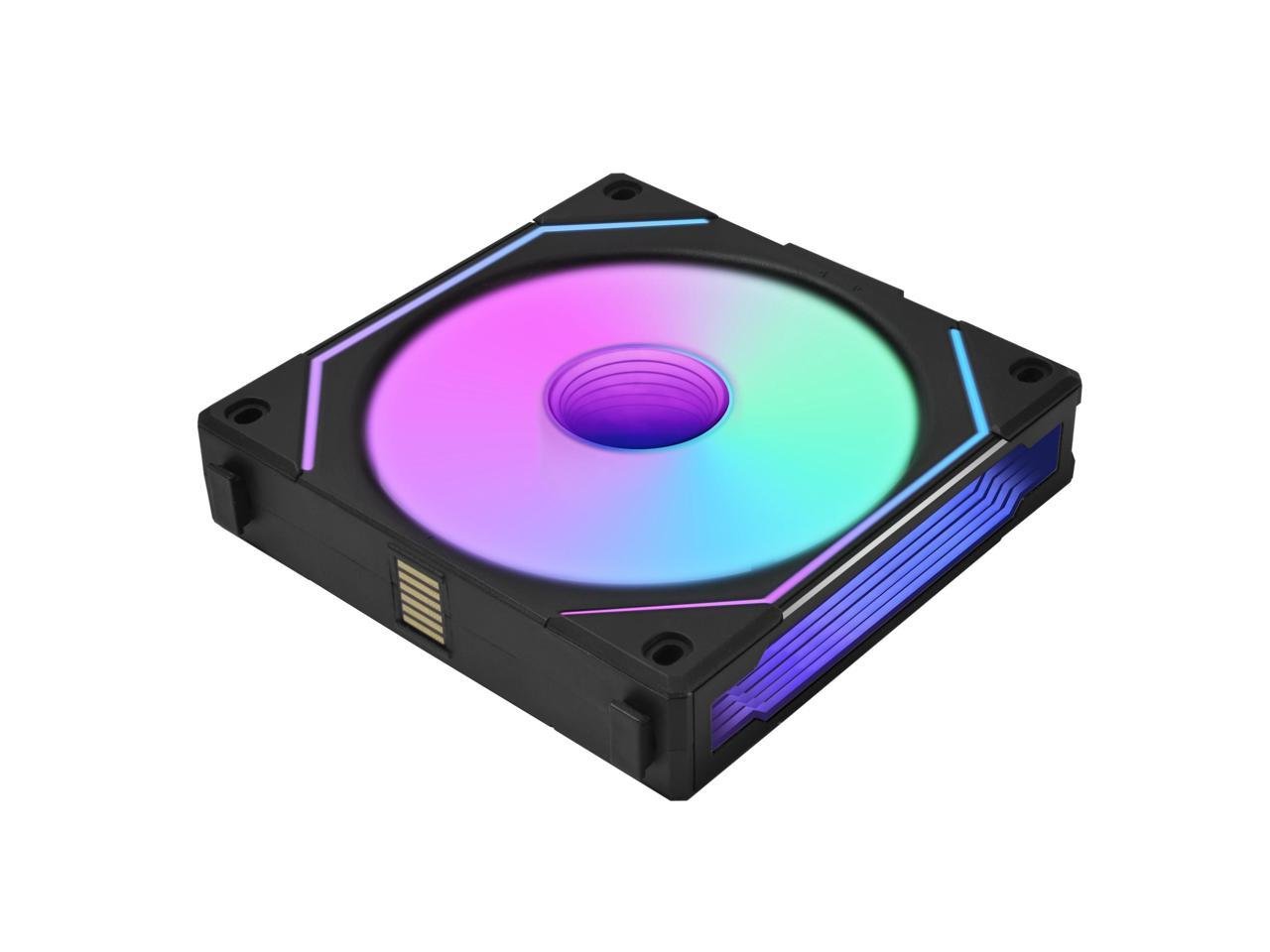 Lian Li UNI FAN INFINITY SL-INF 120 Reverse Blade Black – aRGB PWM Case Fan (1pcs) no controller Lian Li UNI FAN INFINITY SL-INF 120 Reverse Blade Black – aRGB PWM Case Fan (1pcs) no controller