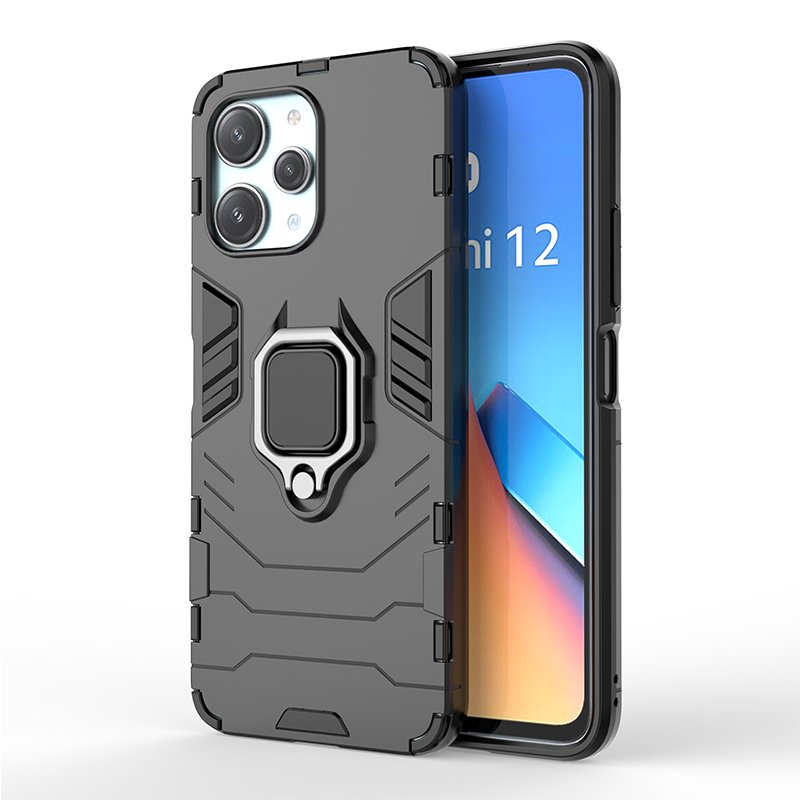 Panther Series Shockproof Case for Xiaomi Redmi 12 Black Panther Series Shockproof Case for Xiaomi Redmi 12 Black