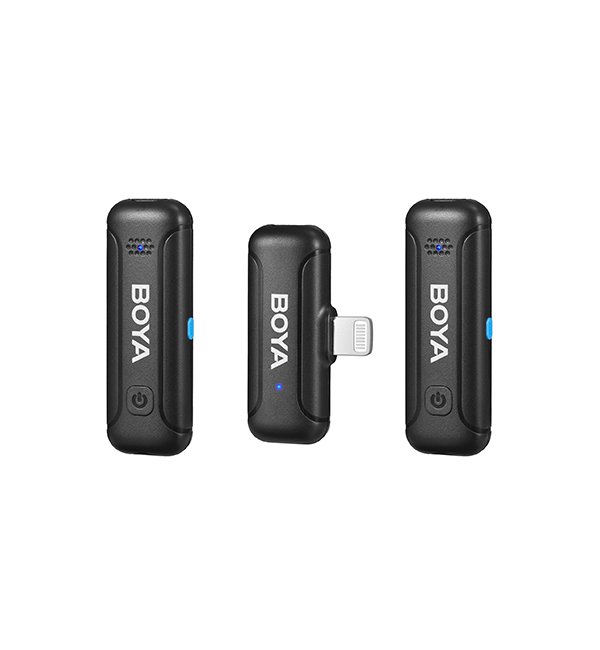 BOYA BY-WM3T-D2 2,4GHz Mobile wireless mic For IOS iPhone (2 transmitters, two person vlog) & charg. - Image 3