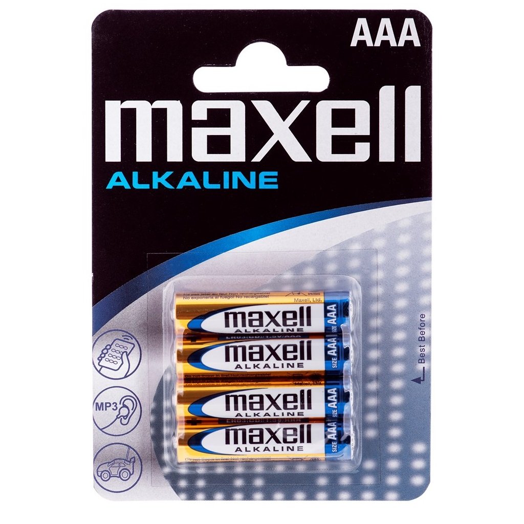 Maxell Αλκαλικές Μπαταρίες AAA 1.5V 4τμχ (9044568) (MAX9044568) Maxell Αλκαλικές Μπαταρίες AAA 1.5V 4τμχ (9044568) (MAX9044568)