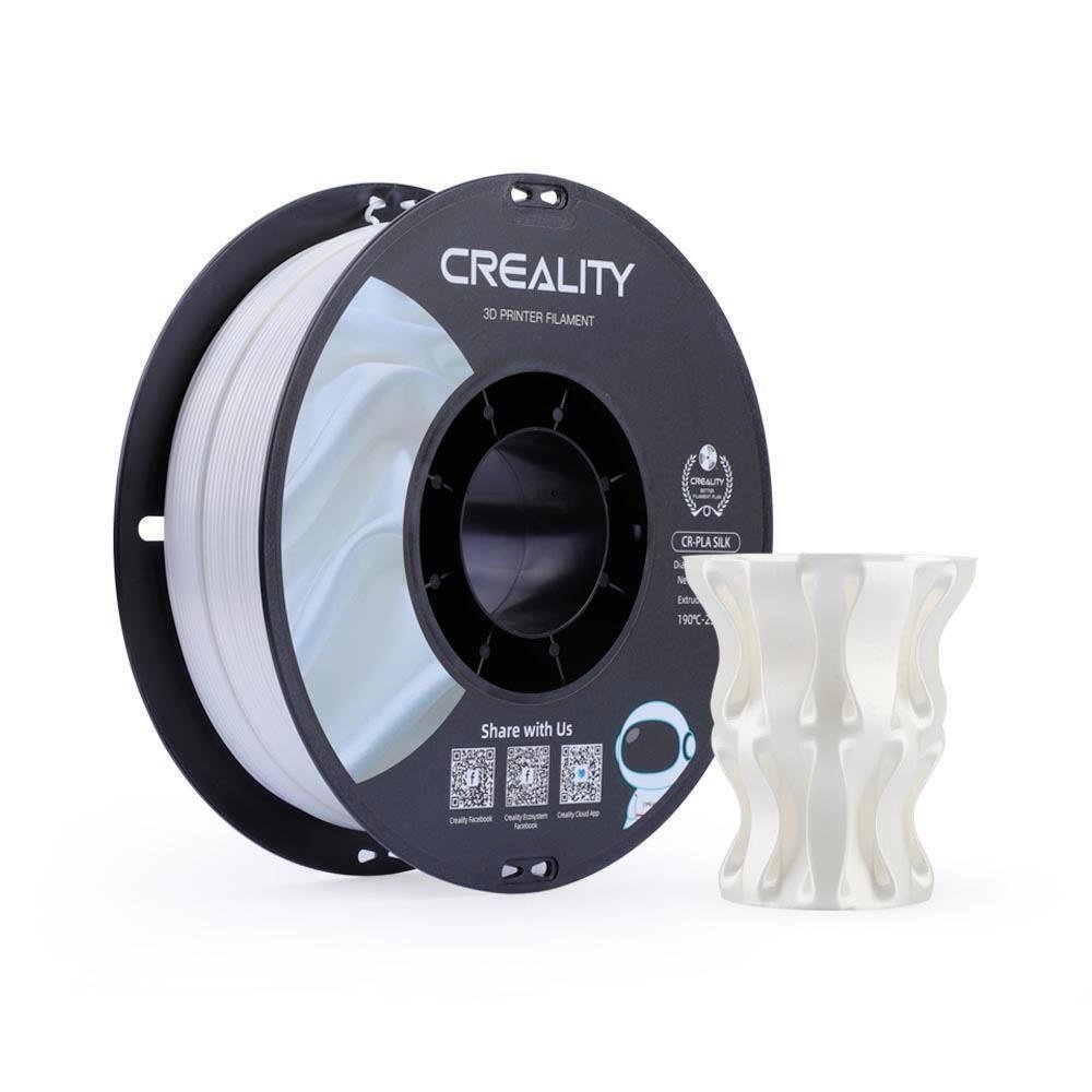 CREALITY CR-PLA Silk White, 3D Printer Filament Glossy, 1 kg Spool,1.75 mm (3301120004) CREALITY CR-PLA Silk White, 3D Printer Filament Glossy, 1 kg Spool,1.75 mm (3301120004)