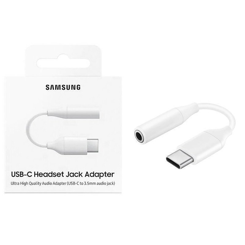 Αντάπτορας Samsung USB-C σε 3.5mm Θηλυκό EE-UC10JUWEGUS Λευκό