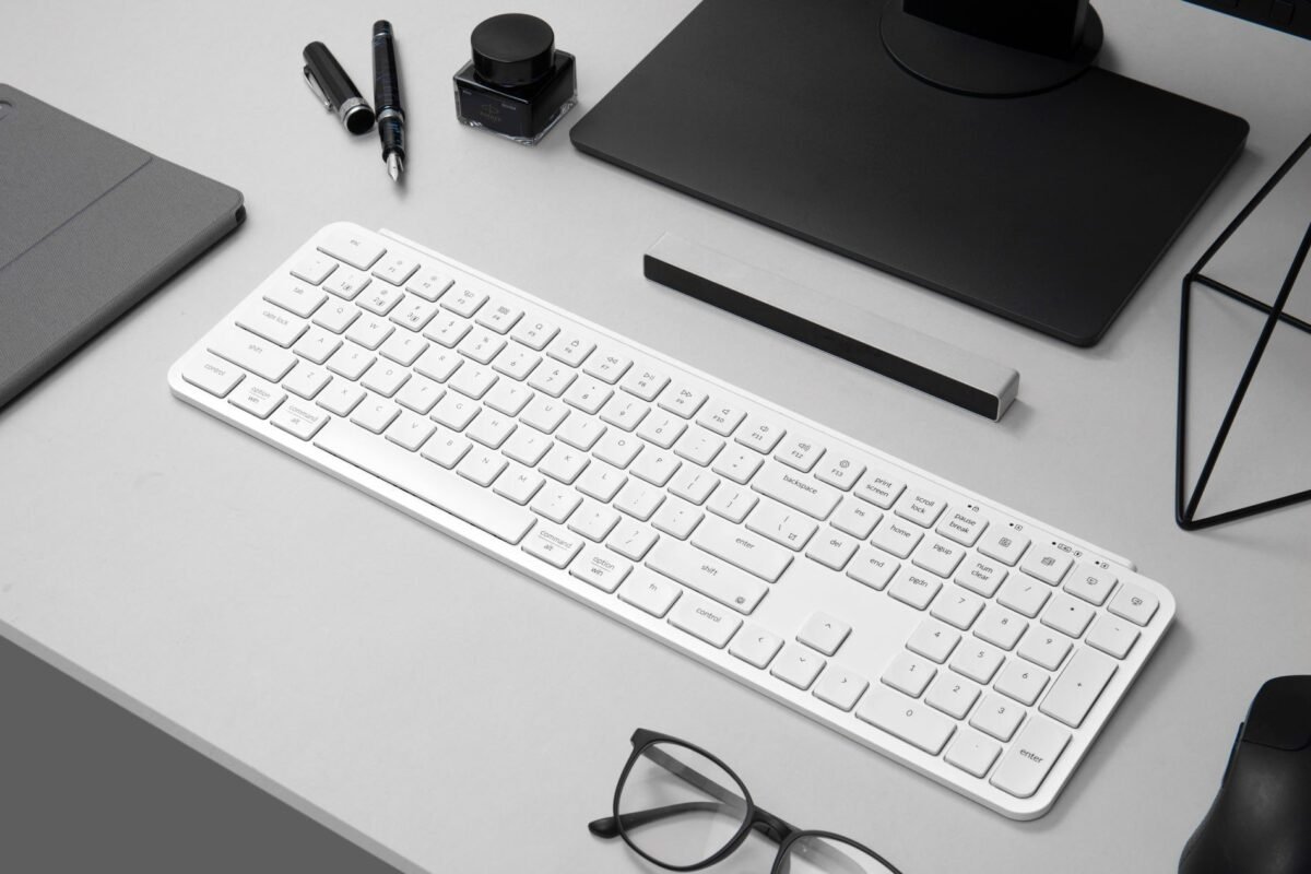 Keychron B6 Pro (B6P-K8) Ultraslim Wireless BT Keyboard ZMK Online customizen-Ivory White 100% US - Image 2