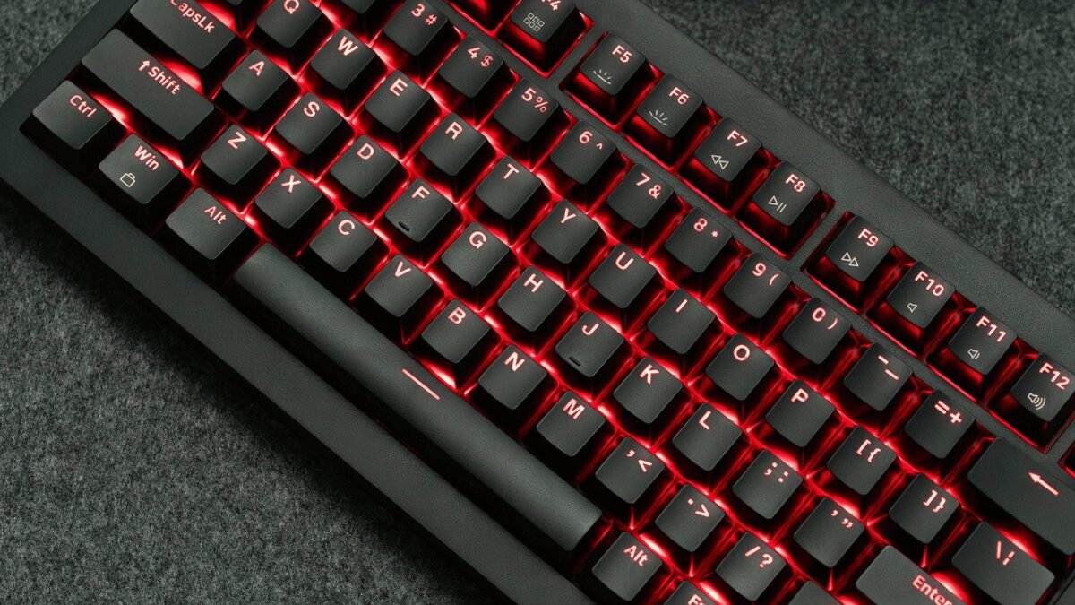 Lemokey X4 QMK (X4-A3) Wired Mechanical Keyboard 75% Brown Switch US Layout - Image 2