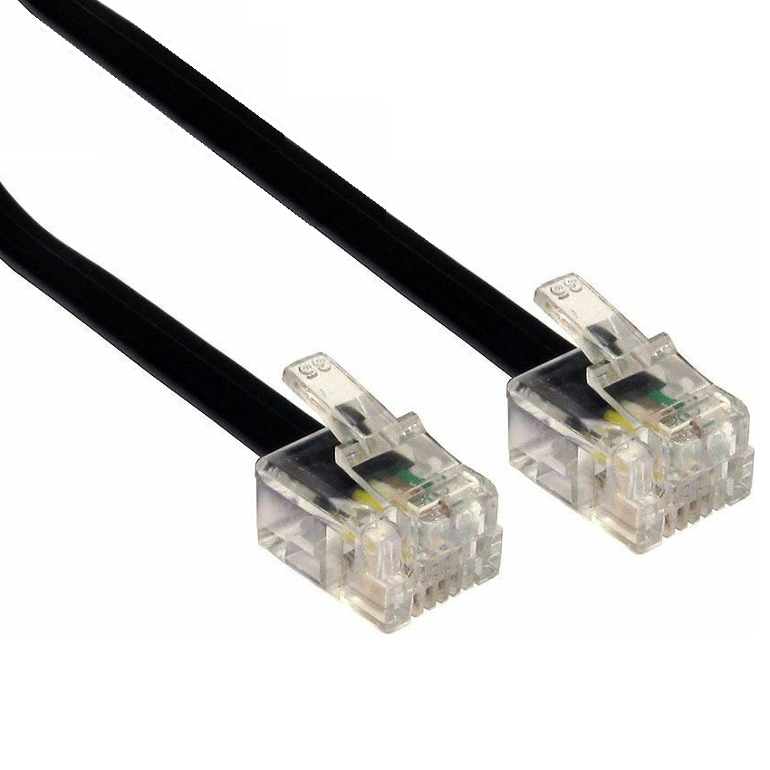 POWERTECH Καλώδιο Τηλεφώνου RJ11 6P4C, 1m, μαύρο (CAB-T007) POWERTECH Καλώδιο Τηλεφώνου RJ11 6P4C, 1m, μαύρο (CAB-T007)