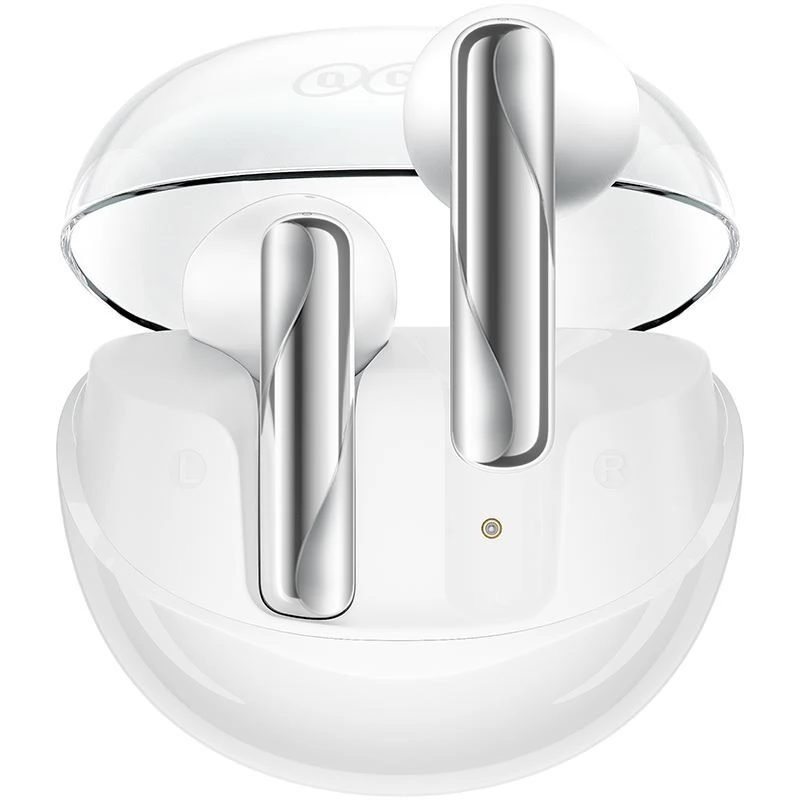 QCY Ailypods Clear White – Semi-Ear 13mm driver, wind cancel ENC for calls, NCVM & Air case TWS BT QCY Ailypods Clear White – Semi-Ear 13mm driver, wind cancel ENC for calls, NCVM & Air case TWS BT