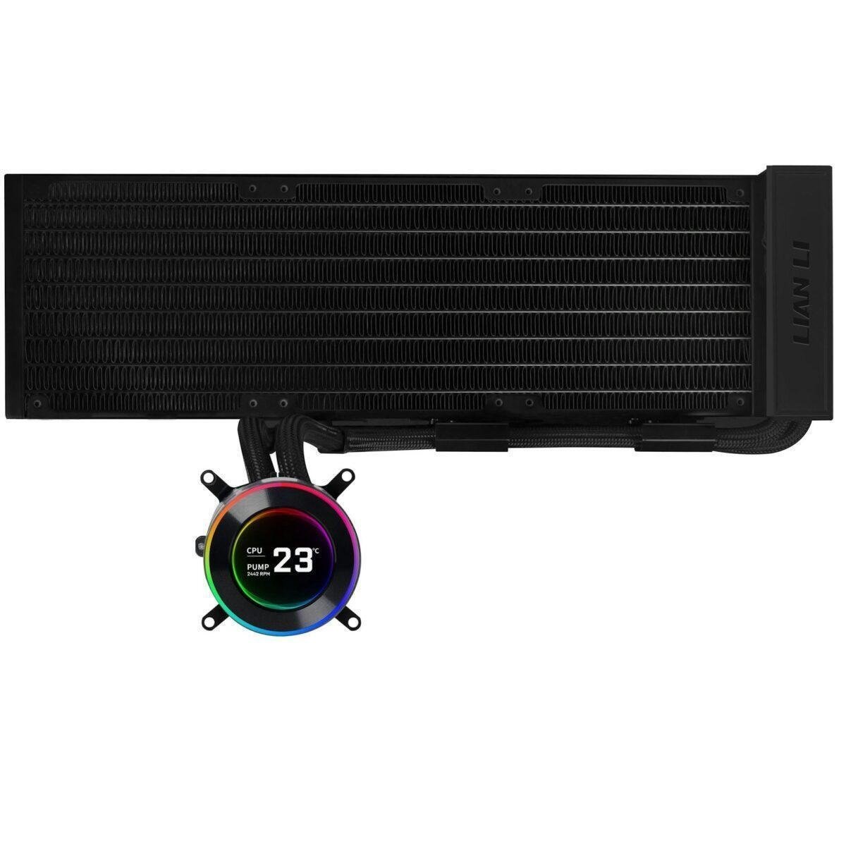 Lian Li HydroShift II LCD-C 360 No Fans Black – AIO CPU Liquid Cooler Lian Li HydroShift II LCD-C 360 No Fans Black – AIO CPU Liquid Cooler
