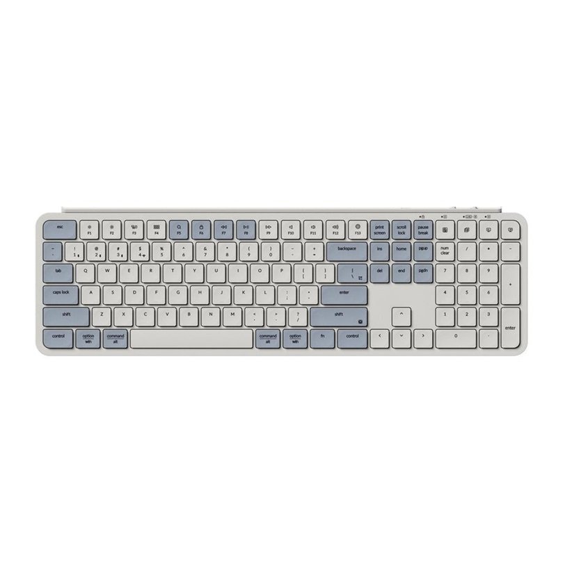Keychron B6 Pro (B6P-K11) Ultraslim Wireless Keyboard ZMK Online customization - Retro Blue 100% US