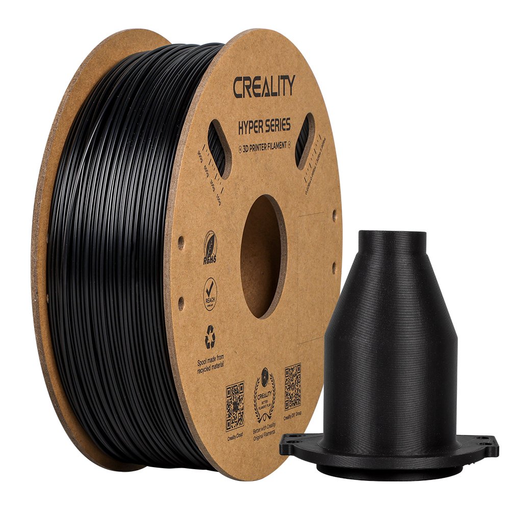 Creality Hyper ABS Black 3D Printer Filament, High Speed high fluidity, 1 kg Spool1.75 Creality Hyper ABS Black 3D Printer Filament, High Speed high fluidity, 1 kg Spool1.75