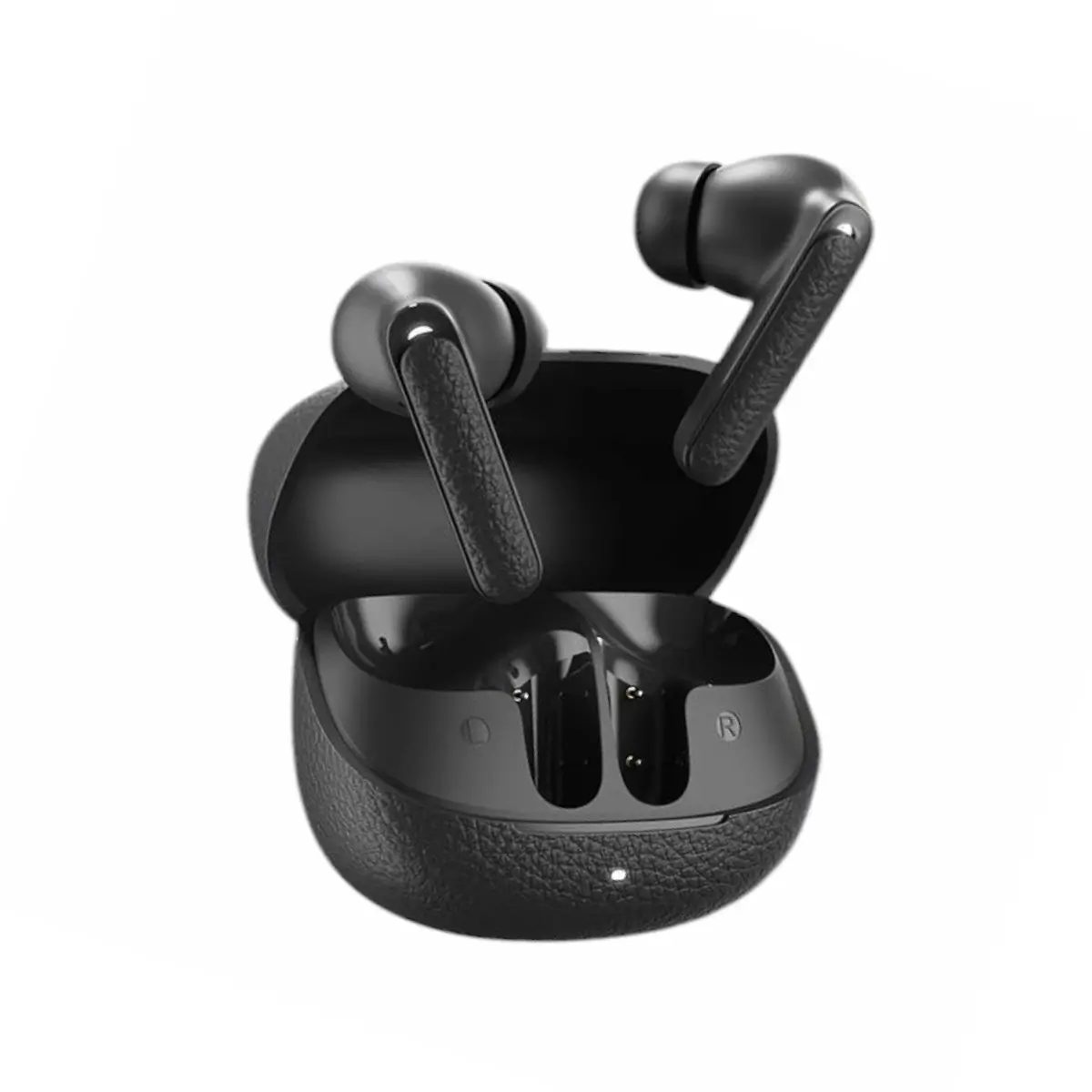 QCY Buds ANC Black (HT15)- 45db ANC TWS Earbuds 35h 5 mic ENC, ear-canal adaptive tech, leather case QCY Buds ANC Black (HT15)- 45db ANC TWS Earbuds 35h 5 mic ENC, ear-canal adaptive tech, leather case