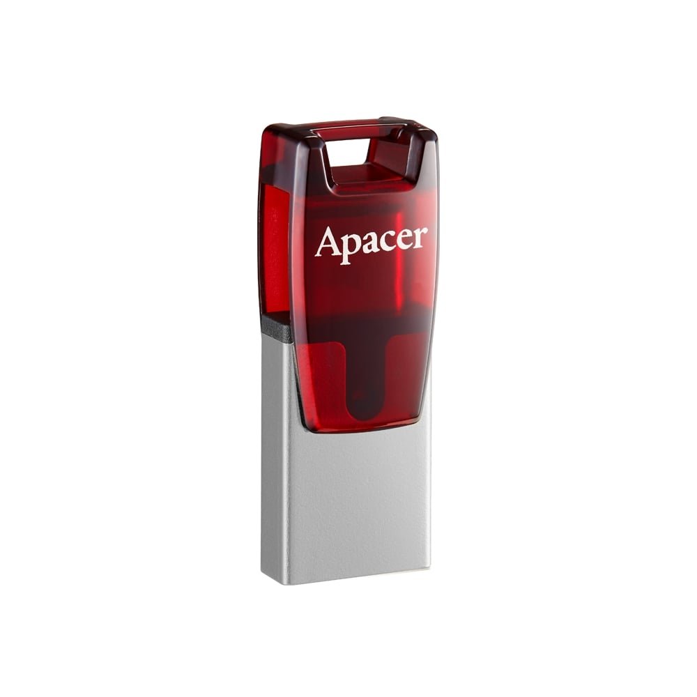 USB Stick Apacer AH180 32GB USB 3.2 Gen 1/USB-C Κόκκινο